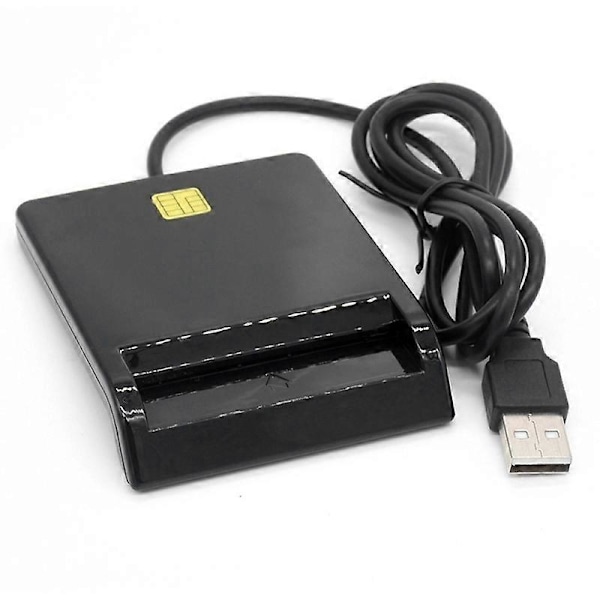 Universal Bärbar USB Smart Betalning Bank ID CAC DNIE ATM IC EMV Kortläsare