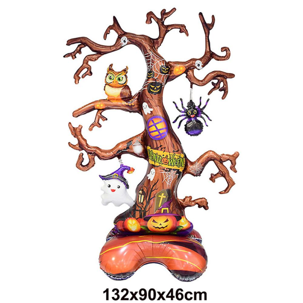 Jätte Uppblåsbar Fladdermus 90cm Halloween Fladdermus Ballong Leksaker Barnleksaker Halloween Heminredning Rekvisita Barn Halloween Dekorationer Favörer Leksaker 1Pcs balloon3