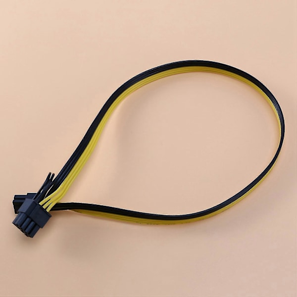 8x 6-Pin PCI-e till 8-Pin (6+2) PCI-e (hane till hane) GPU Strömkabel 50cm för Grafikkort Mining Se