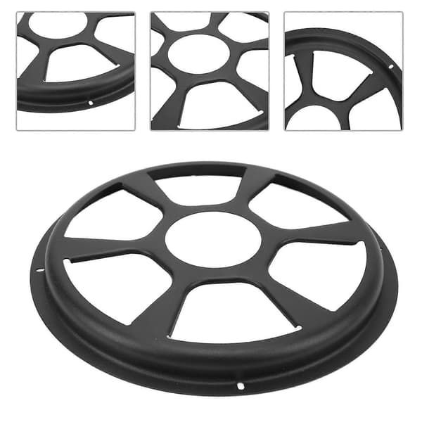 Kaiuttimen suojusverkko pyöreä suojaava musta pölytiivis subwoofer-lisävaruste