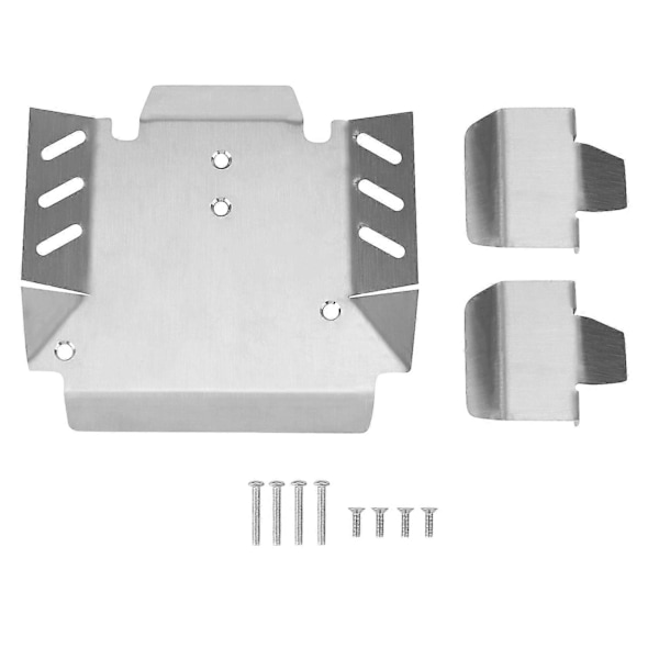 Rostfritt Stål Metall Chassi Pansar Axel Skydd Glidplatta För Axial Rbx10 Ryft 1/10 Rc Crawler C