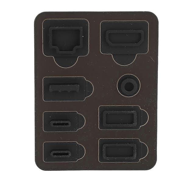 Spelkonsol Silikon Dammskydd Professionella USB HD Multimedia Interface LAN Dammskydd Set för PS5 SLIM Spelkonsol Tillbehör