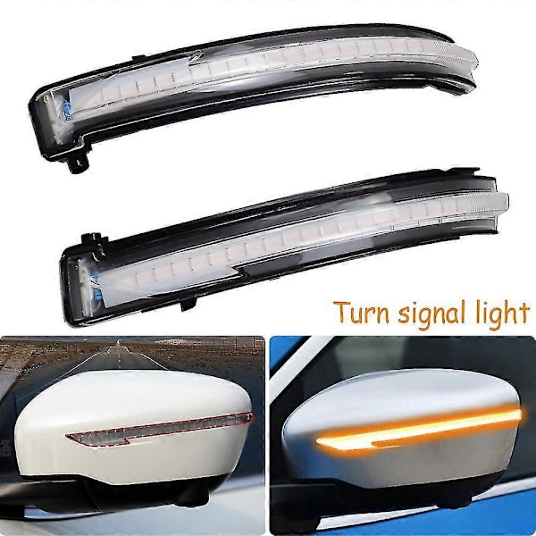 Bil LED Dynamisk Blinklys Bakre Sidespeillys For T32 J11 Murano Z52 Navara Juke