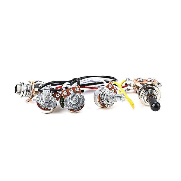 Elektrisk Guitar Ledningsnet Kit 3-vejs Toggle S 2 Volume 1 T 6,35 mm Output Til Lp Electri