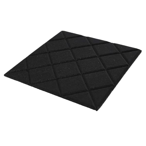 12 Pakke Akustikkpaneler Gitterform Lydtett Polstring, 12x12x0,4 Tommer Lyddempende Panel Brukt