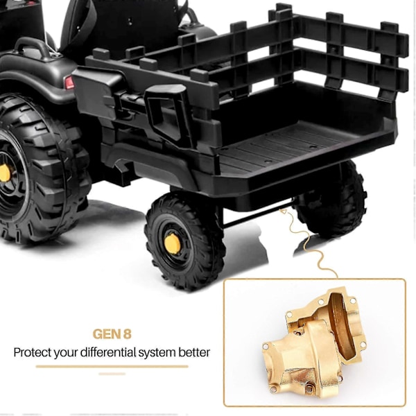 2 stk. Messing Forreste & Bageste Aksel Differentiale Diff Dæksel Til Redcat Gen8 Rc Crawler Bil Opgraderingsdele A