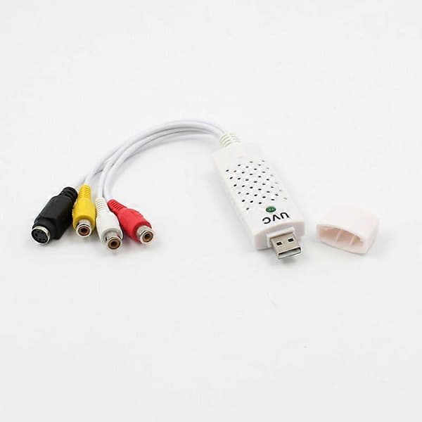 USB2.0 Video TV Tuner DVD Audio Capture Card Converter Adapter til Win 7 8