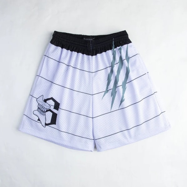 Anime Shorts Demon Slayer 3D-utskrift Casual Sports Shorts L