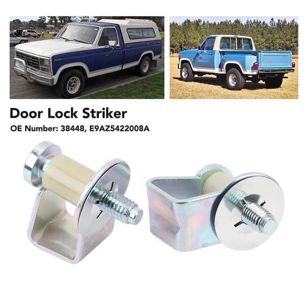 2 ST Dörrlåsstycken 38448 Dörrlås Låsstycke Bult Pin Set för E100 E150 E250 E350 F Super Duty