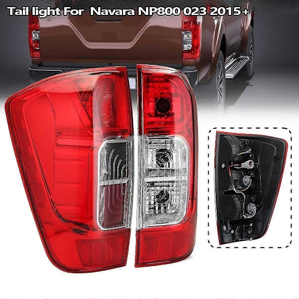Bil Venstre Bakre Baklykt Bremselys Signal Lampe Med Ledningsnett Varsel For Navara Np300 D23 2015-2019