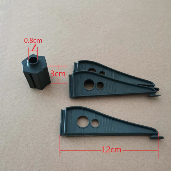 Korvaava joulukuusen jalka keinotekoisille kuusille, joulukuusen jalat 0,8 tuuman reiällä, kolmion muotoinen irrotettava joulukuusialusta green 12 cm