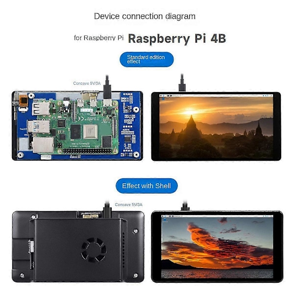 5,5 tommer Ips Hd 2k Kapacitiv Touchskærm Med Skal -kompatibelt Interface 1440x2560 Computer Seco