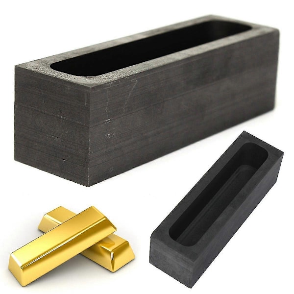 650g Guldsmältningsgrafitgötform Metallgjutform Smältdegelugn