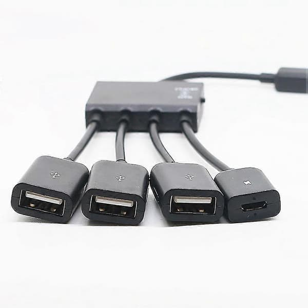 Med Switch-opladningsfunktion Otg -usb Hub Én Træk Fire Mobiltelefon Multi-interface