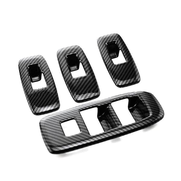 För Road Shaker Dörrfönsterhiss Panel Kolfiber Dörrfönster Strömbrytare Skydd Trim
