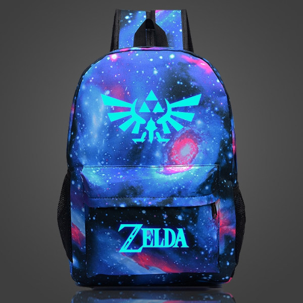 Anime Legend of Zelda Mochila skolväska Luminous studentryggsäck Style 6