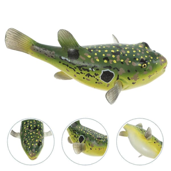 Kunstig Kuglefisk Havdyr Figur Simulation Kuglefisk Model Festgave