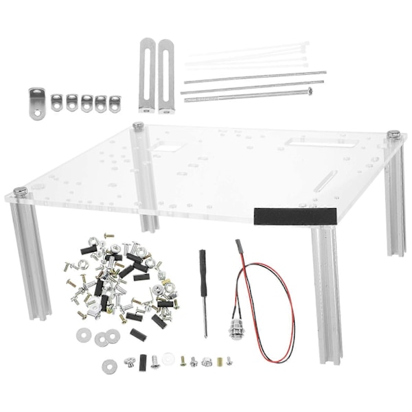 1 Set Öppen Datorlåda Öppen Ram Datorlåda ITX/UATX DIY Chassi Fäste