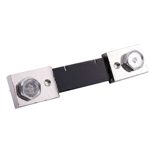 FL-2 DC 100A 75mV Strøm Shunt Motstand For Ampere Instrumentpanel Svart
