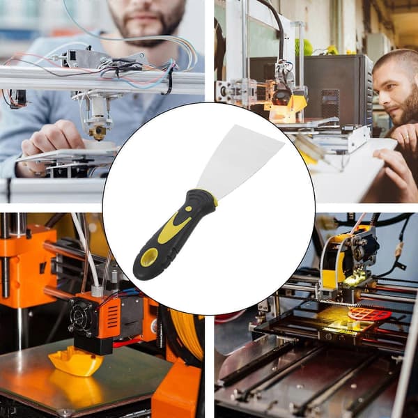 3D Printer Tilbehør Multifunktionel Ergonomisk Varm Seng Skraber Fjernelsesværktøj Skovlværktøj til 3D-print
