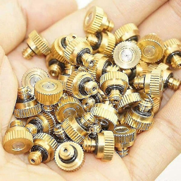 20-pack Mässingsmunstycken för dimspridning, Kylsystem Atomizers 0,3 mm Munstycke