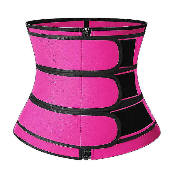 Tflycq Slimmande Kroppsformare Midjeträning Magekontroll Gördlar Korsettbälten Rose Red 2XL