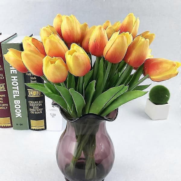 10 stk. Kunstig Tulipanblomst
