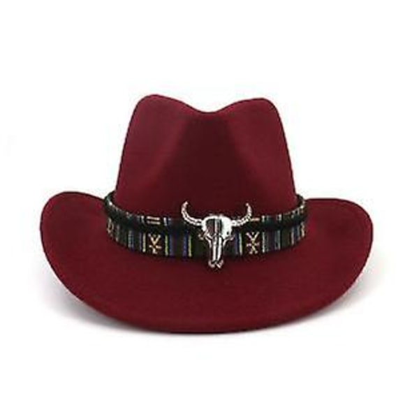 Cowboyhatt Stetson Style Fedora Sun Sommar Western Ridning Bred Brätte Cap