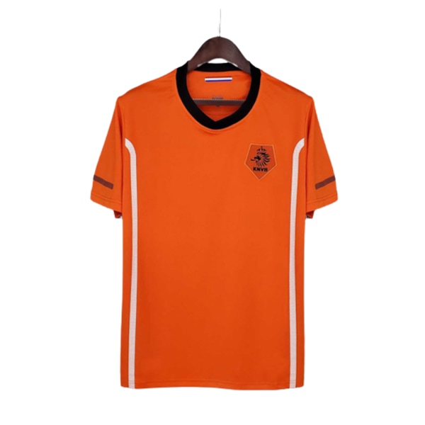 2010 Nederländerna skräddarsydd träningsdräkt i hemmet kortärmad t-shirt i tröja Carrick NO.16 S
