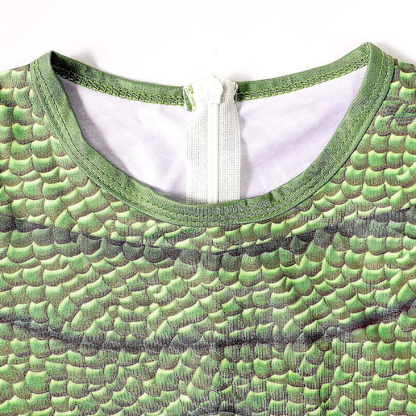 Creature From The Black Lagoon Halloween Kostymer Barn Pojkar Fiskmonster Cosplay Bodysuit Flickor Skräck Jumpsuits Party Kläder 120 cm