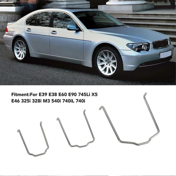 3 st Kylarslangklämma 154 23 Robust Pålitlig Intercoolerslang Rörhållarklämmor för E39 E38 E60 E90 745Li X5 E46 325i 328i