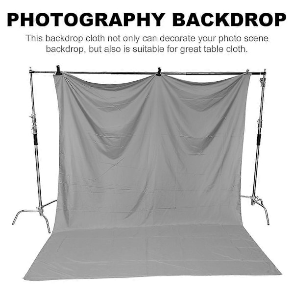 1 stk. Grå Bakgrunn Dekor Stoff Foto Bakgrunn Fotografering Bakgrunnsstoff