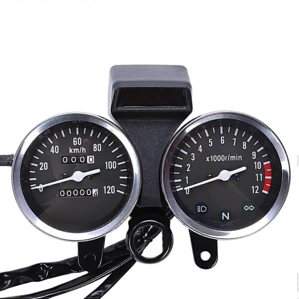 LED Motorsykkel Modifiserte Tilbehør Speedometer Kilometerstand Turteller For Gn125