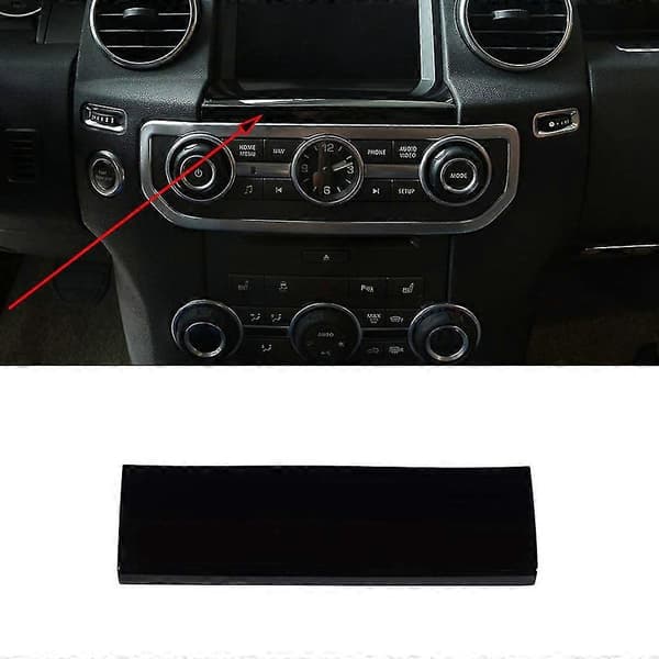 Bil Navigation GPS Skärm Under Panel Kåpa Trim Dekal Tillbehör För Discovery 4 2008-2016 (silver)
