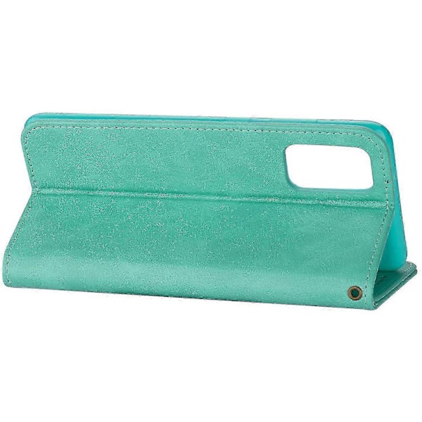 Samsung A51 Skal, Magnetiskt Folio Flip Plånbok Läder Ställfunktion Dragkedja Skyddande Fodral Med Bärögla, Plånboksfodral För Samsung Galaxy A51 - (