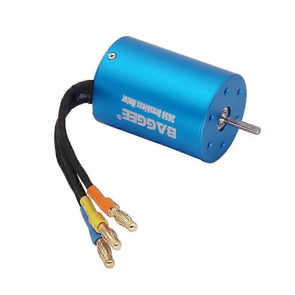 Bage 3650-3300kv Borstlös För 1/10 Rc Bil Huanqi 727 Och 1/10 Mod