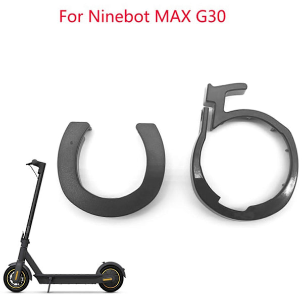 3x Scooter Framrörsskydd Vikbart Skyddsringspaket för Max G30