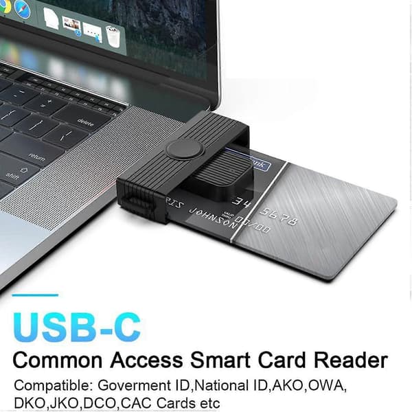 USB Smartkortleser Smartkort/SIM/ID/Kort Smartkortleseradapter For Telefoner PC Datamaskin