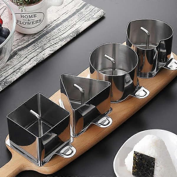 Rustfritt stål risballform barnas tilleggsmat mousse kakeform B