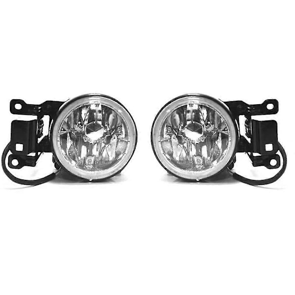 2 stk. frontlykter tåkelys for Pajero Montero Shogun Sport Challenger 1996-2011 Mr496370 Mr496369