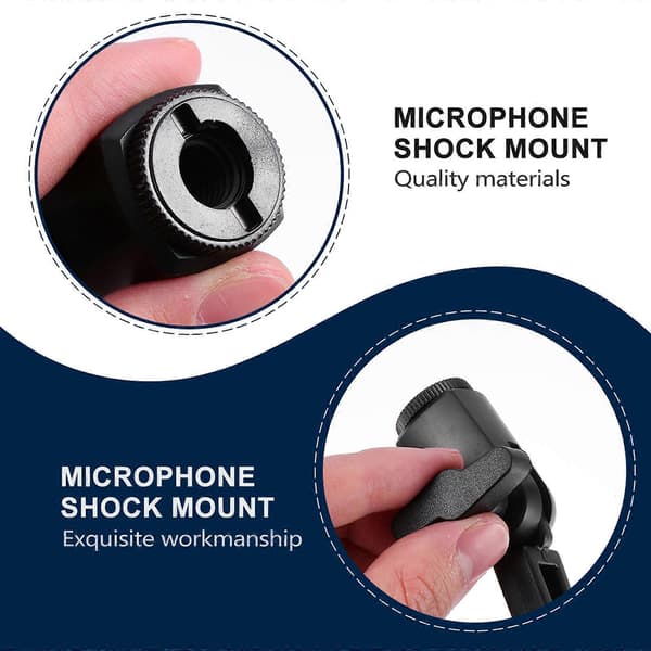 Mikrofonholder Universal Suspension Shockmount til Kondensatormikrofon