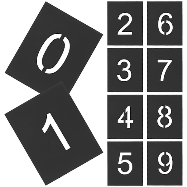 10 kpl Numerosapluunat Maalisuihkepohjat Numerosapluunat Maalaus Numerosapluunat