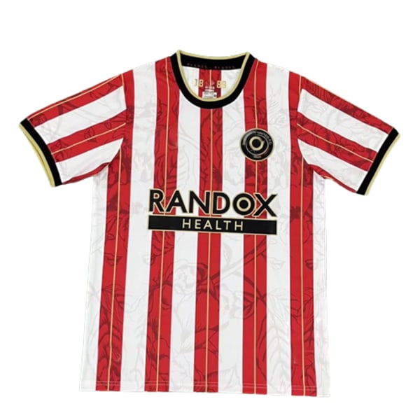 23-24 Sheffield United anpassad träningsdräkt kortärmad tröja T-shirt Stam NO.6 XXL