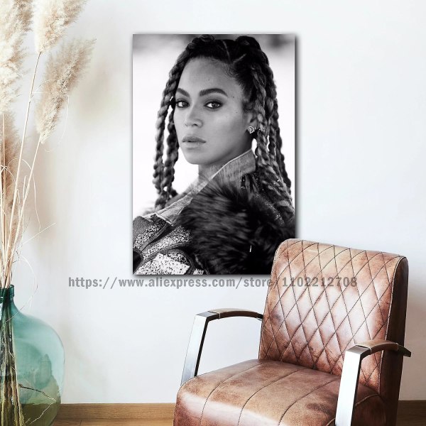 Beyoncé Affischdekoration Canvasaffisch Rum Bar Cafédekoration style 19 50x75cm No Frame