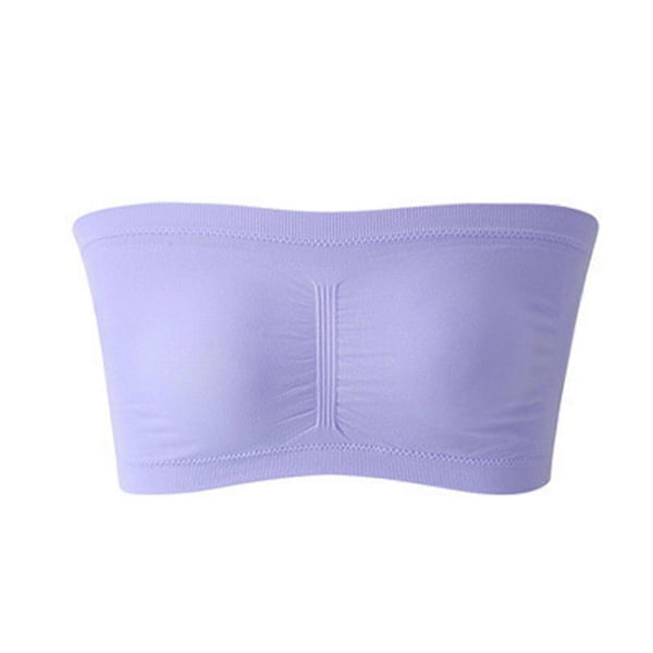 Ultimate Lifter Joustava Olkaimeton Rintaliivi, Irrotettava Pehmustettu Bandeau-toppi, Koko 8-XL, Beige Dark purple 4XL