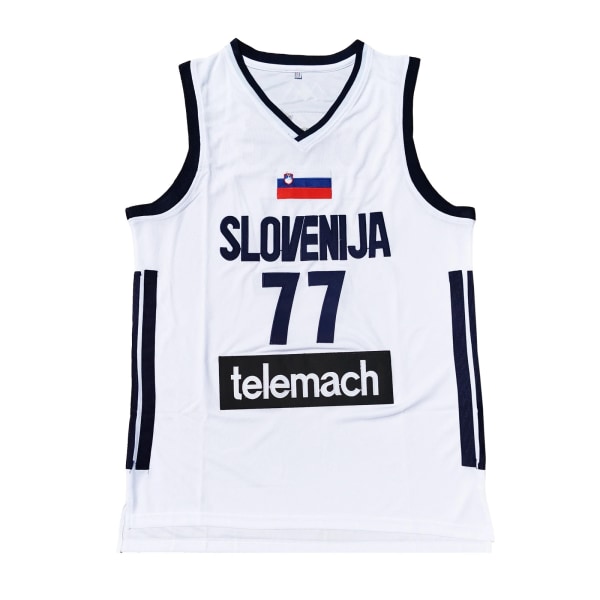 2023 ny basketuniform SLOVENIEN#77 vardagströja 3XL