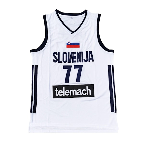 2023 uusi koripallopaita SLOVENIJA#77 vapaa-ajan pelipaita S