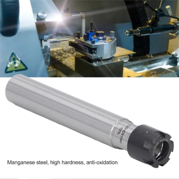 Collet Chuck -jatkovarsi C20ER16M135L Suora varsi Työkalunpidike ER16M Avain CNC-sorvin jyrsintään