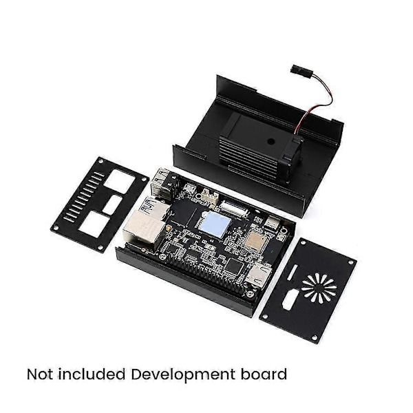 Case, Indbyggede finner med Ing Fan, til Rising X3-pi-case, Dissipat Sh