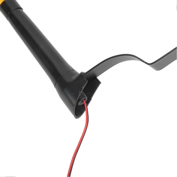 2 stk. Piskelys 340 mm Langt Gult Lysende Antenne Flagstangs Lampe til ATV UTV